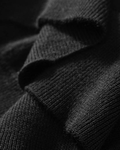 Maglietta Uomo in Lana Lavorata a Maglia Comfort Leggero