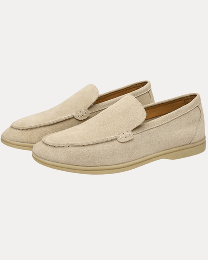 Mocassini Uomo Classici in Camoscio Morbido Slip-On Raffinati