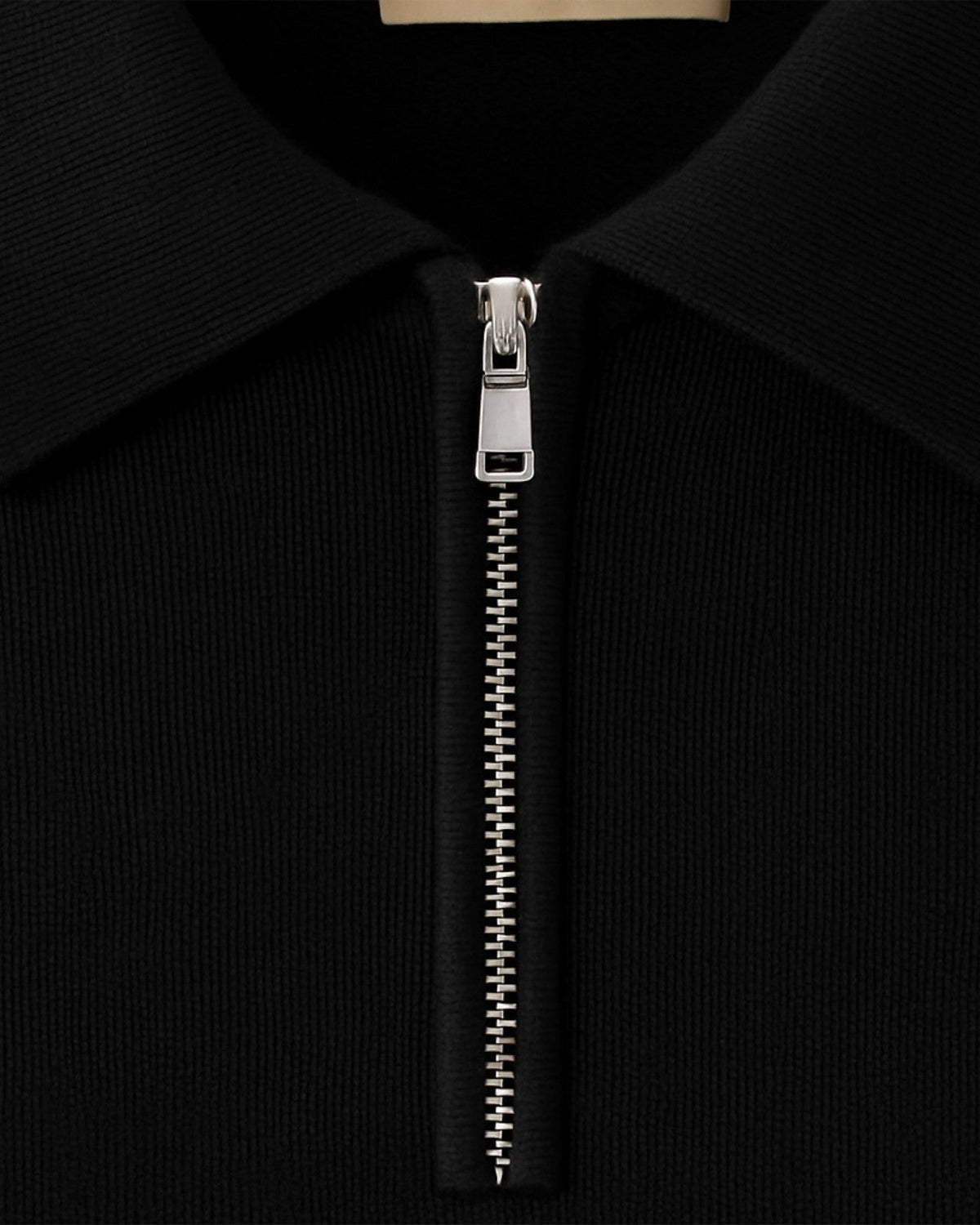 Polo Uomo in Maglia con Zip a Quarto Lusso Senza Sforzo