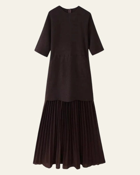 Abito Donna in Maglia Plissettata