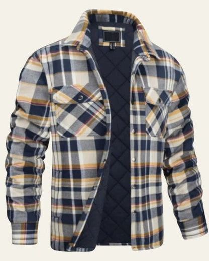 Giacca Camicia Uomo in Flanella Foderata