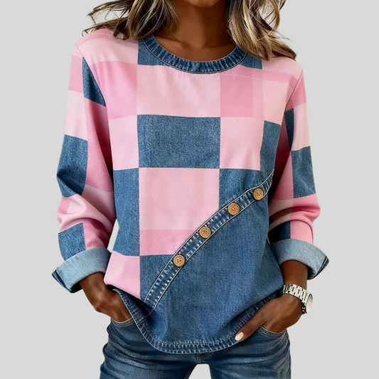 Tindelle | Felpa Patchwork Artistica