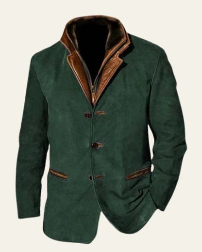 Blazer Uomo in Camoscio Vegano