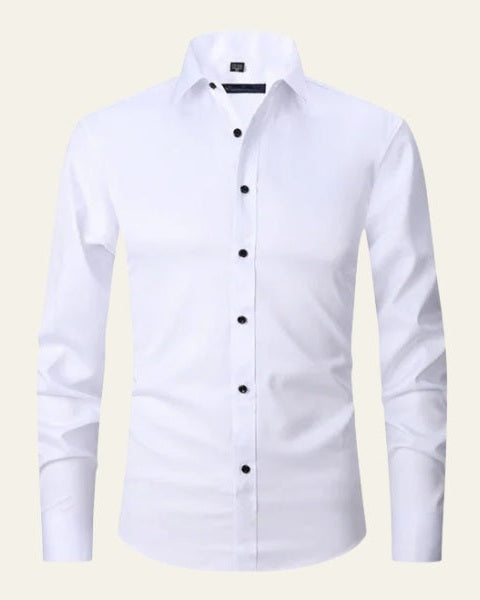 Camicia Uomo Elasticizzata Silhouette Asciutta Libertà