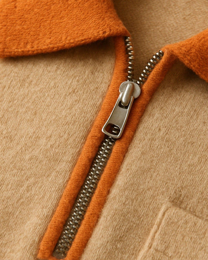 Maglione Uomo in Cashmere con Zip Morbido Raffinato Premium