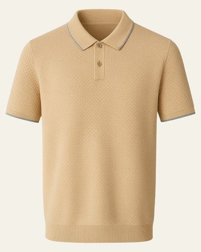 Polo Uomo in Maglia Sagomata Piqué Raffinata Comfort Premium