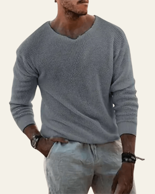 Maglione Uomo in Maglia Morbida di Alta Qualità Comfort