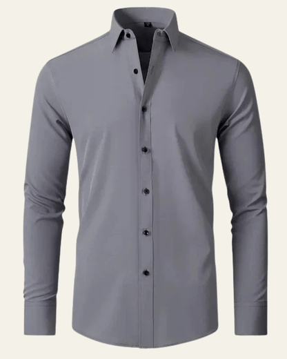 Camicia Uomo in Cotone Superficie Liscia Taglio Sartoriale