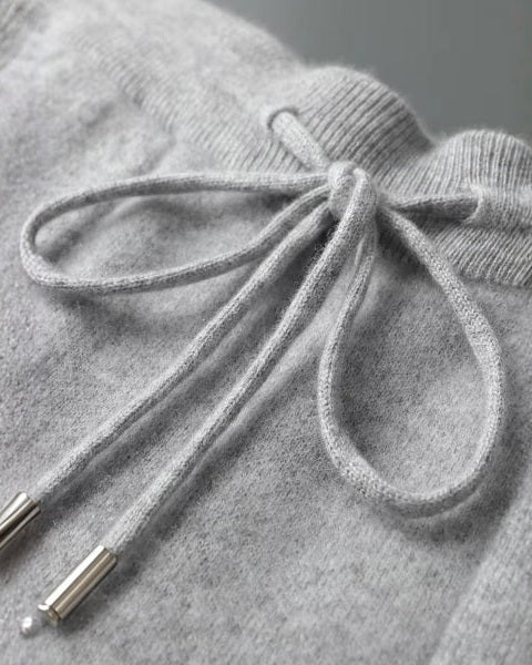 Jogger Uomo in Cashmere con Polsini