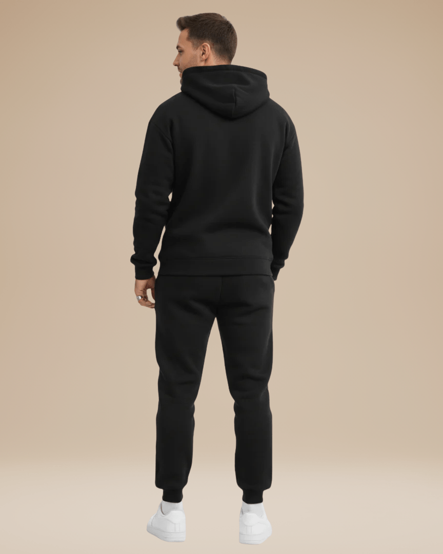 Completo Uomo Casual Felpa con Cappuccio e Jogger Sportivo