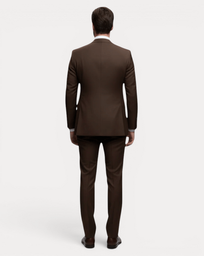 Abito Uomo Tre Pezzi Su Misura in Lana Stretch Formale