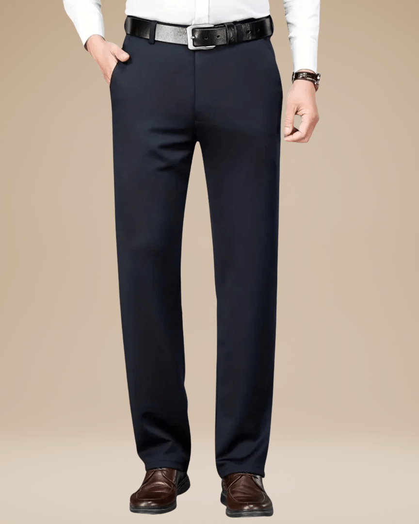 Pantaloni Uomo Sartoriali Eleganti con Elasticità Ufficio