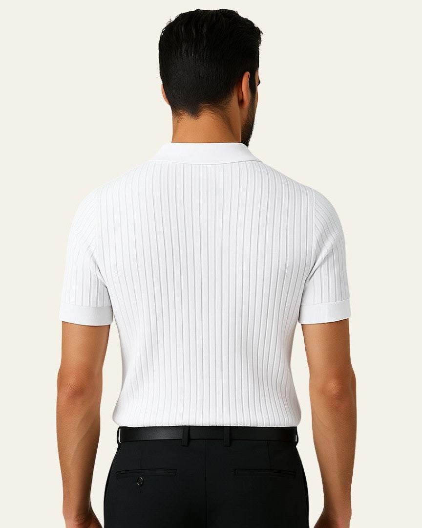 Polo Uomo in Maglia Garden Moderno Raffinata Versatile
