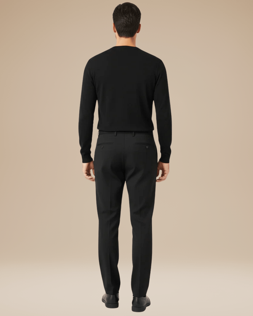 Pantaloni Uomo Slim Tapered Tessuto Tecnico Leggero Comodi
