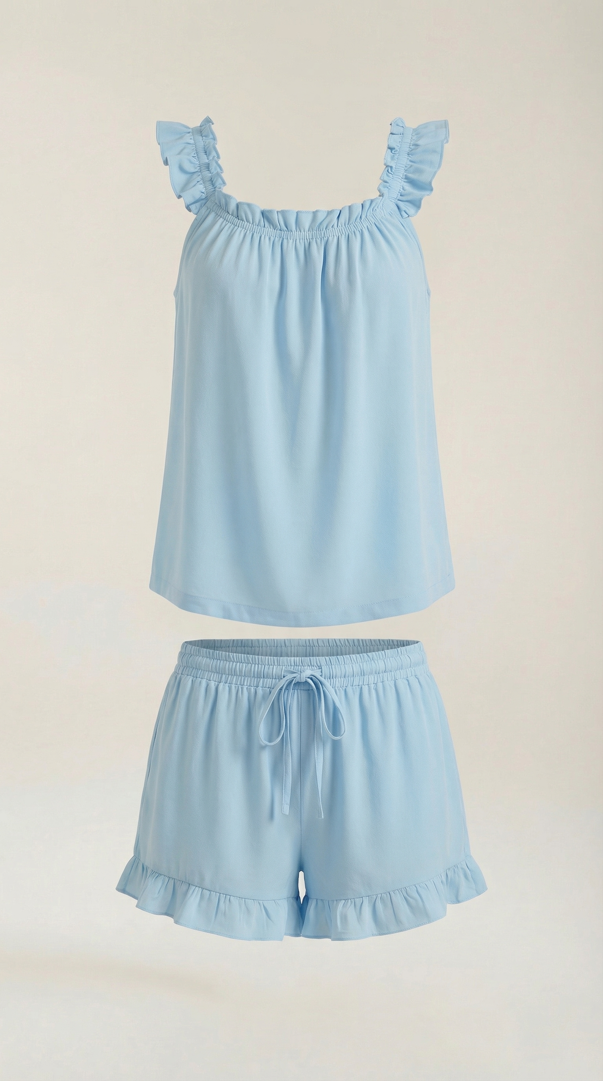 Completo Donna in Cotone con Volant
