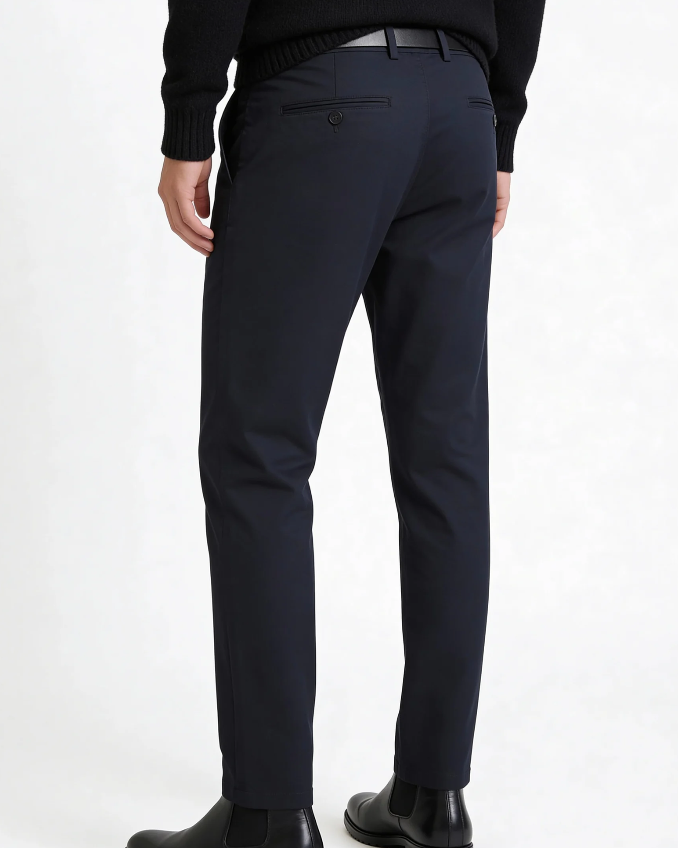 Pantaloni Uomo Sartoriali Elasticizzati Linea Pulita