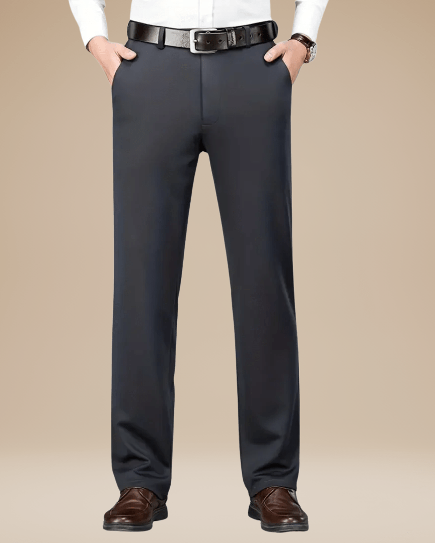 Pantaloni Uomo Sartoriali Eleganti con Elasticità Ufficio