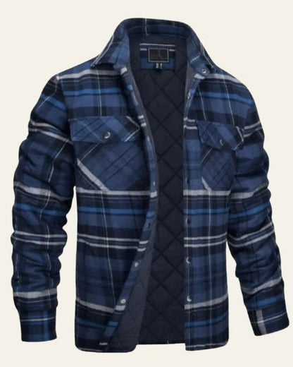 Giacca Camicia Uomo in Flanella Foderata