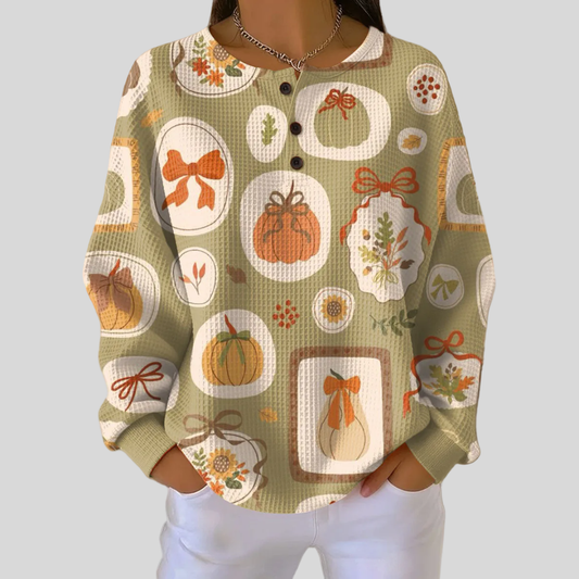 Tawnie | Maglione con Fiocchi e Zucche