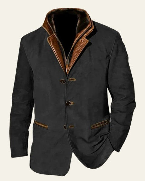 Blazer Uomo in Camoscio Vegano