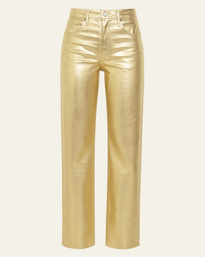 Jeans Donna Metallizzati Dorati