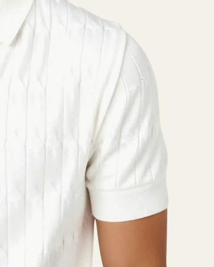 Polo Uomo in Maglia Texturizzata Morbida Comfort Immediato
