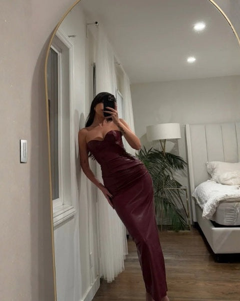 Abito Donna Corsetto in Finta Pelle