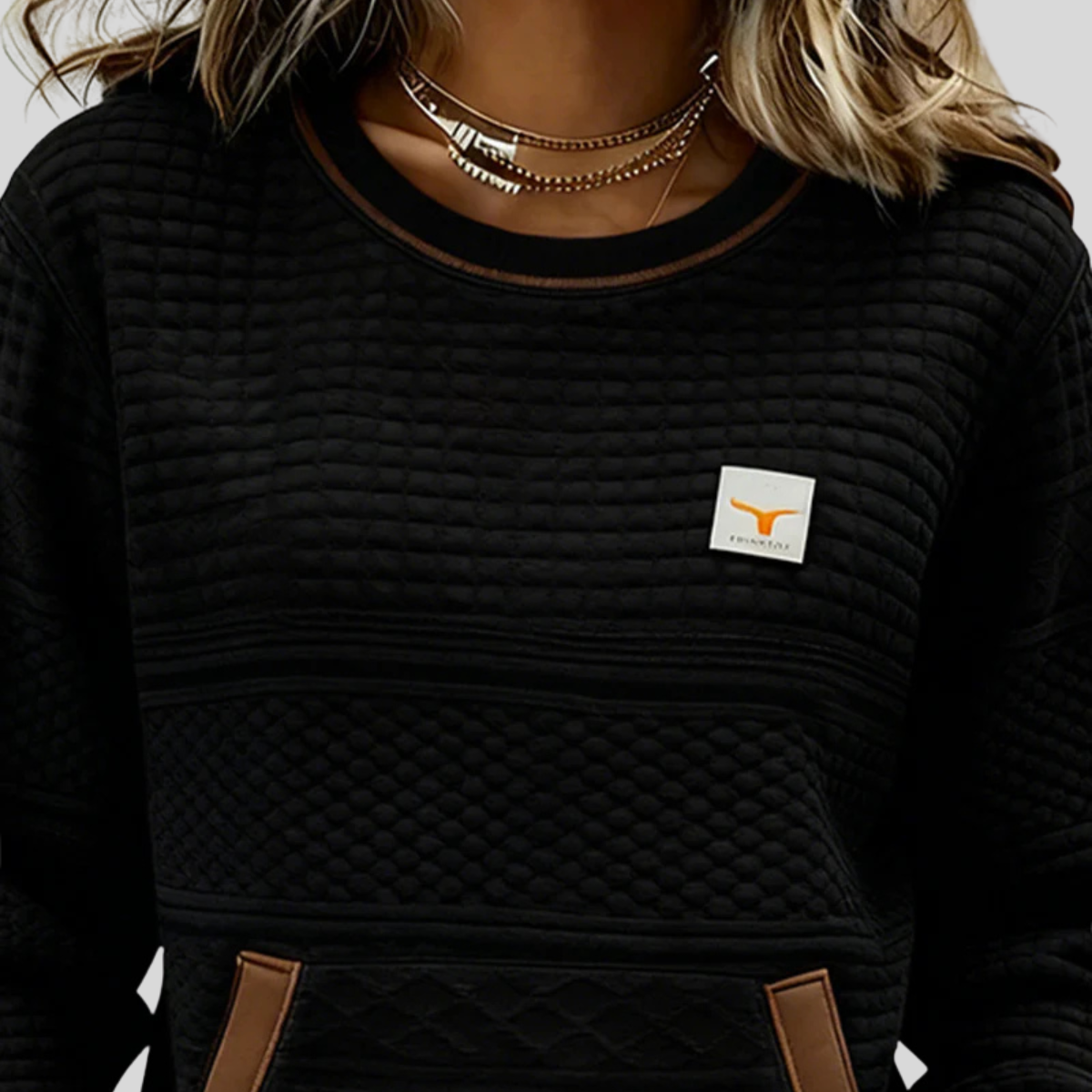 Noelle | Felpa Girocollo Color Block