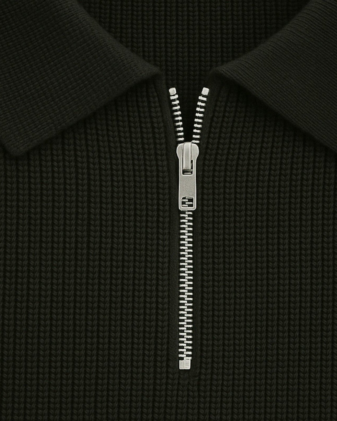 Maglione Uomo a Trecce con Zip Misto Cotone Morbido Comodo