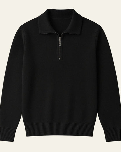 Maglione Uomo in Cashmere con Zip Morbido Raffinato Avvolgente