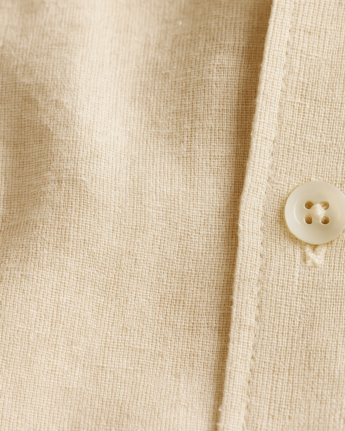 Camicia Uomo in Lino Oversize Misto Leggera Estiva