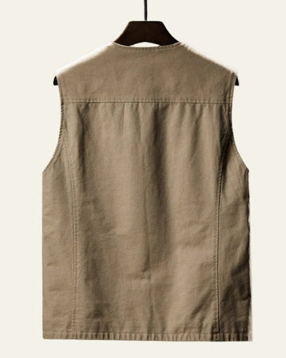Gilet Uomo in Cotone Taglio Dritto