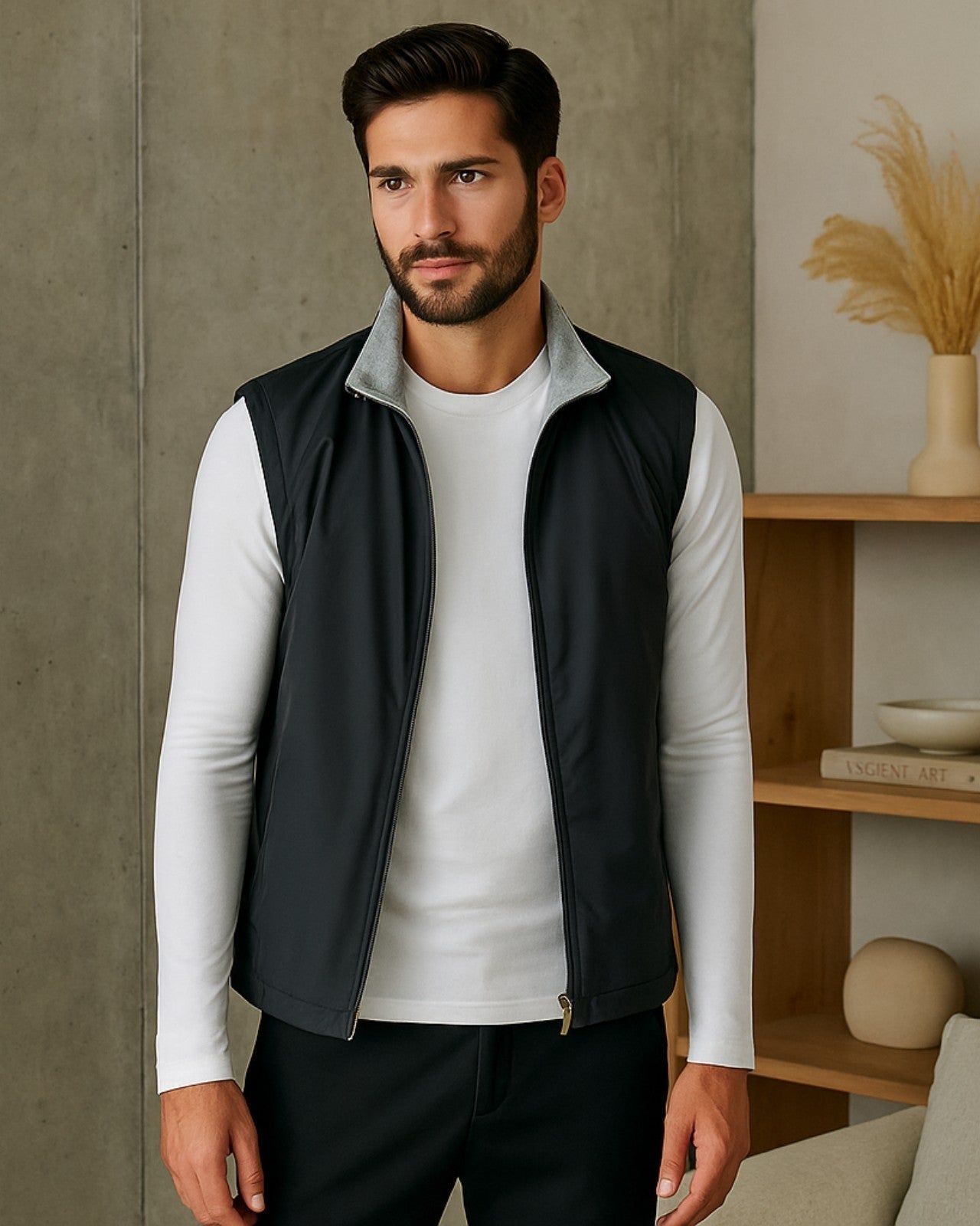 Gilet Uomo in Pile