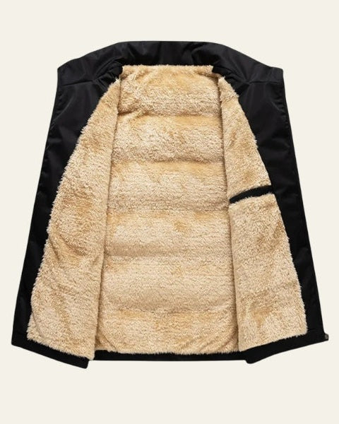 Gilet Uomo Trapuntato con Fodera in Pile