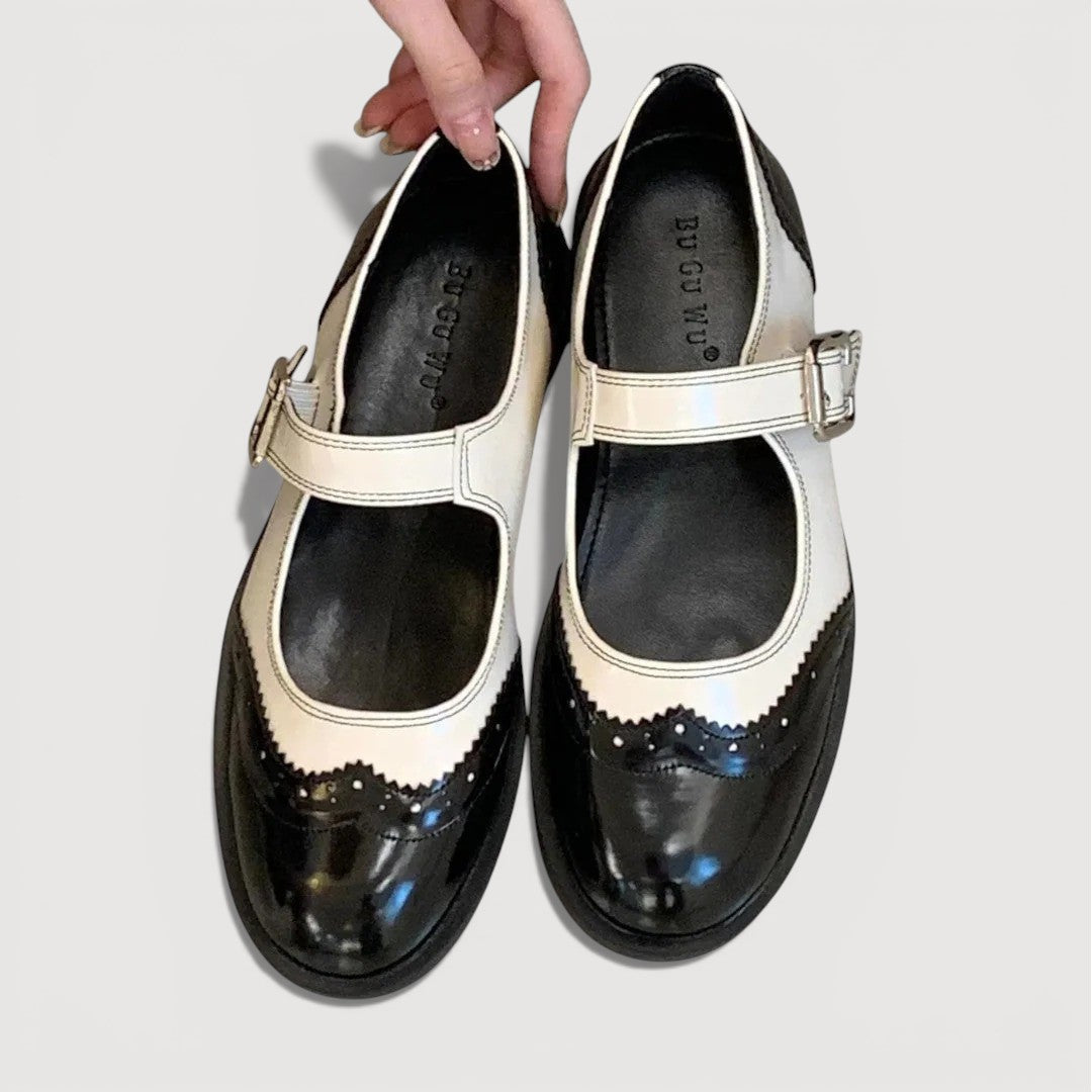 Scarpe Mary Jane Donna con Tacco Basso