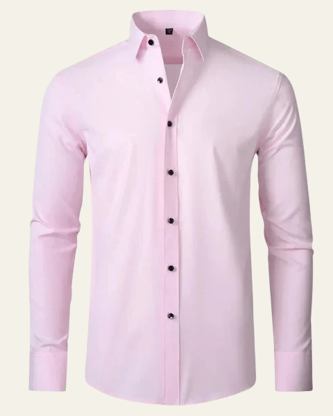 Camicia Uomo in Cotone Superficie Liscia Taglio Sartoriale