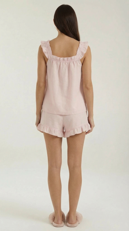 Completo Donna in Cotone con Volant