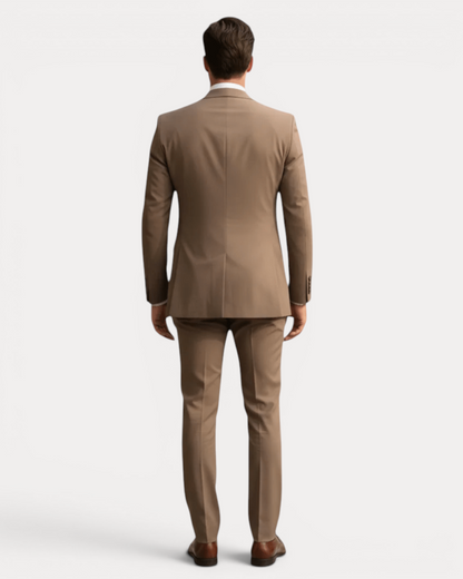 Abito Uomo Tre Pezzi Su Misura in Lana Stretch Formale