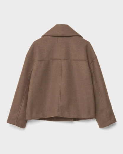 Cappotto Corto Donna Doppiopetto in Lana
