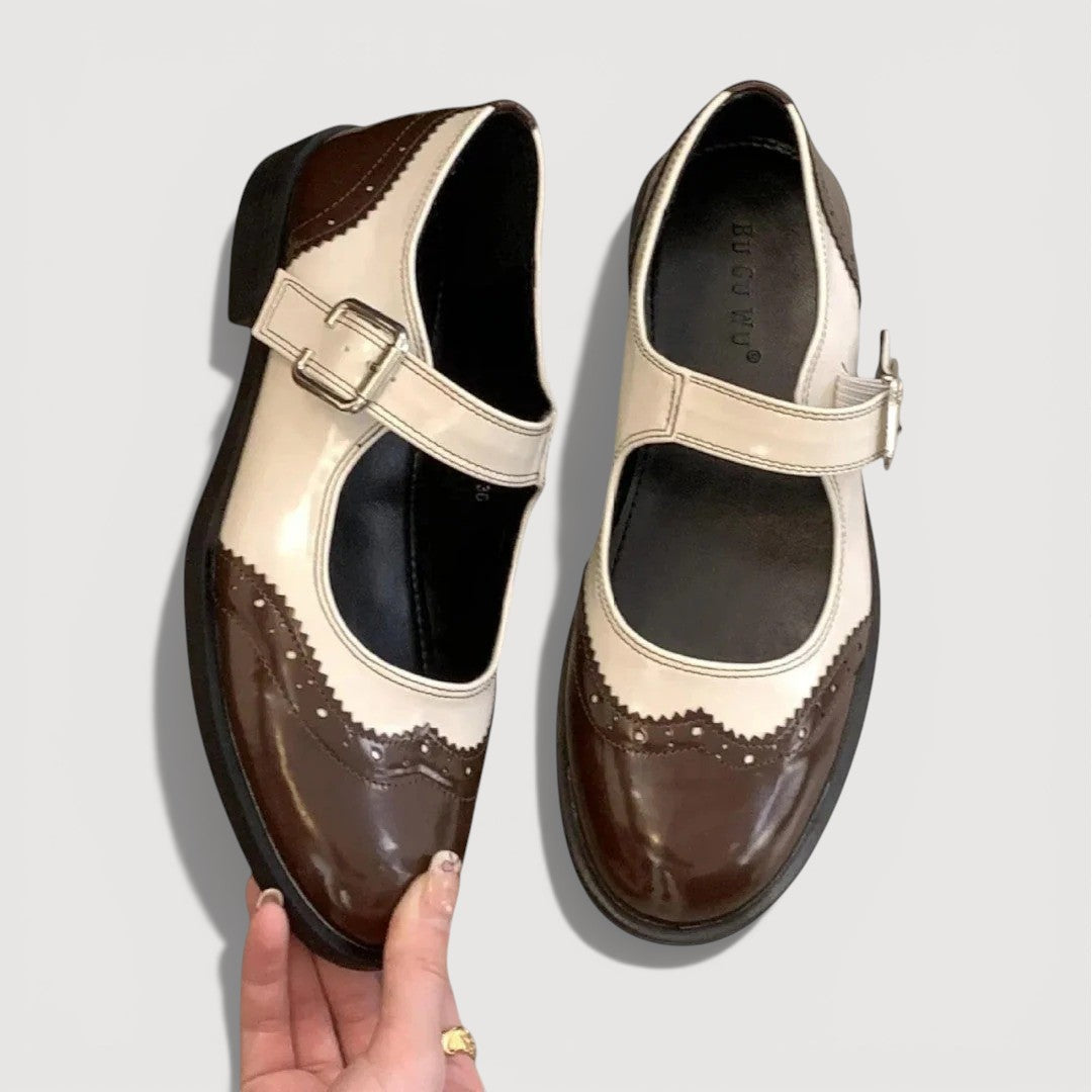 Scarpe Mary Jane Donna con Tacco Basso