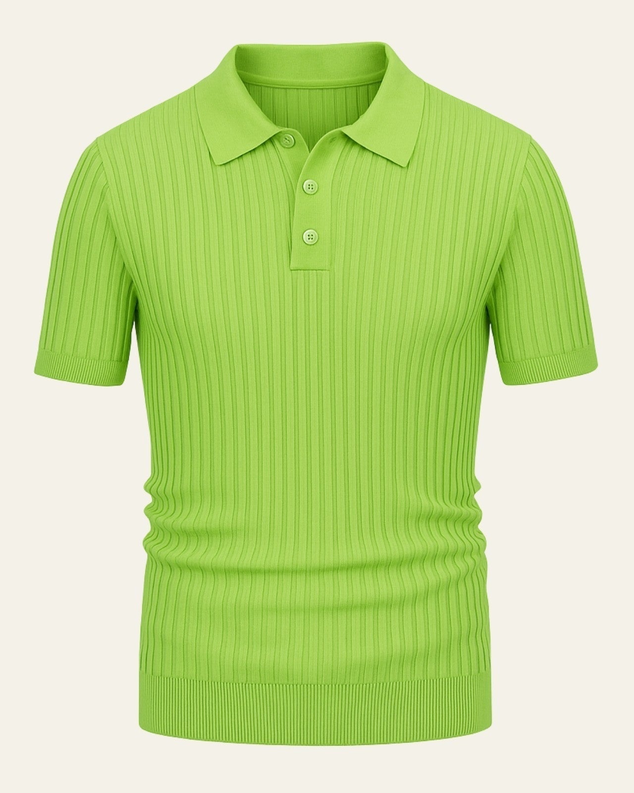 Polo Uomo in Maglia di Viscosa Leggera Fresca Caduta Impeccabile