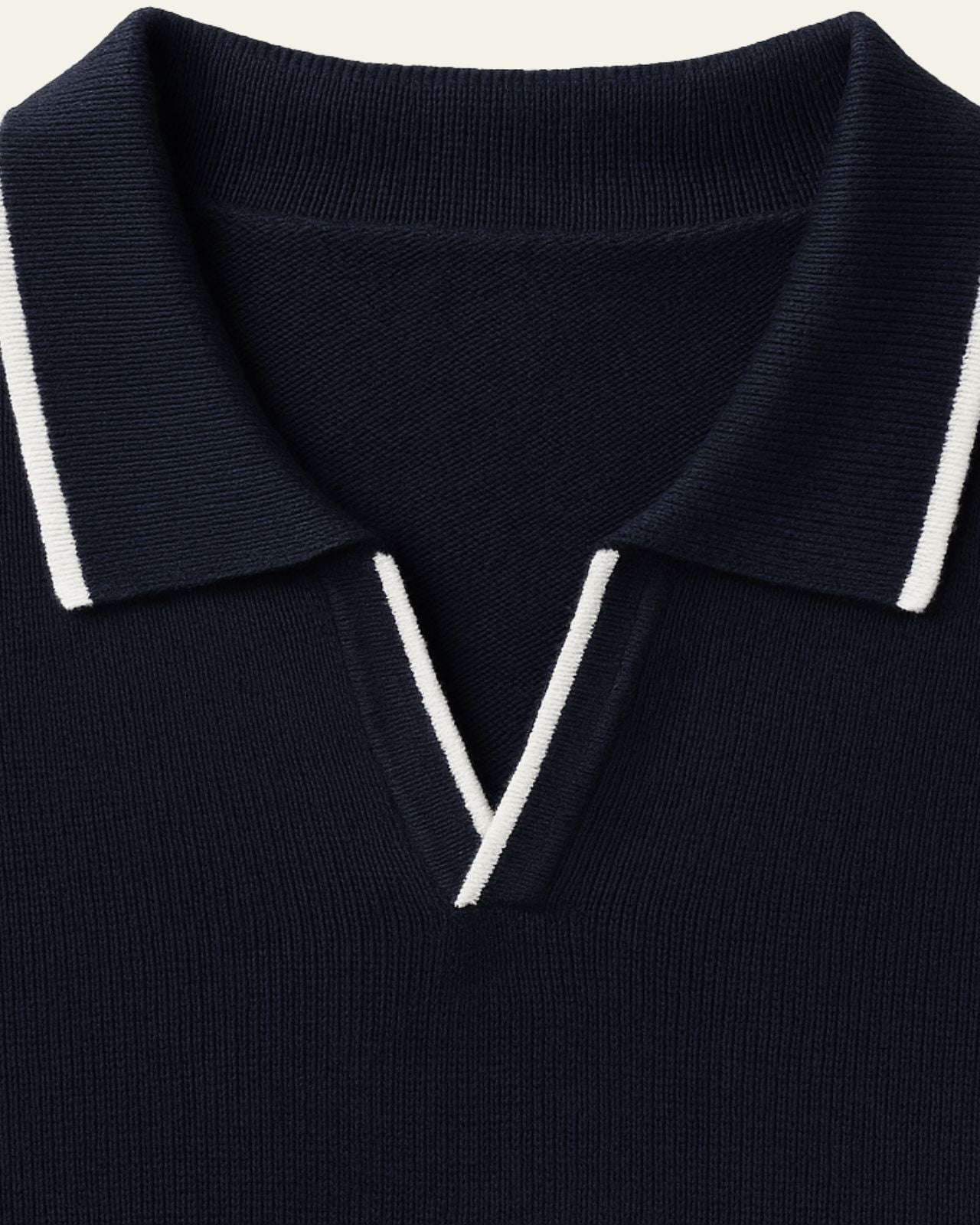 Polo Uomo in Maglia Edge Elegante Raffinatezza Europea