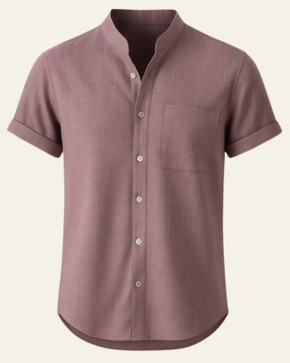 Camicia Uomo da Club Misto Poliestere Lino Raffinata