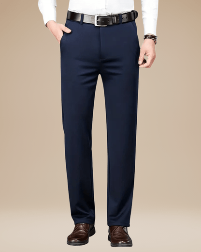Pantaloni Uomo Sartoriali Eleganti con Elasticità Ufficio