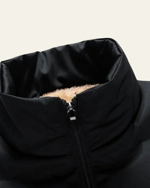 Gilet Uomo Trapuntato con Fodera in Pile