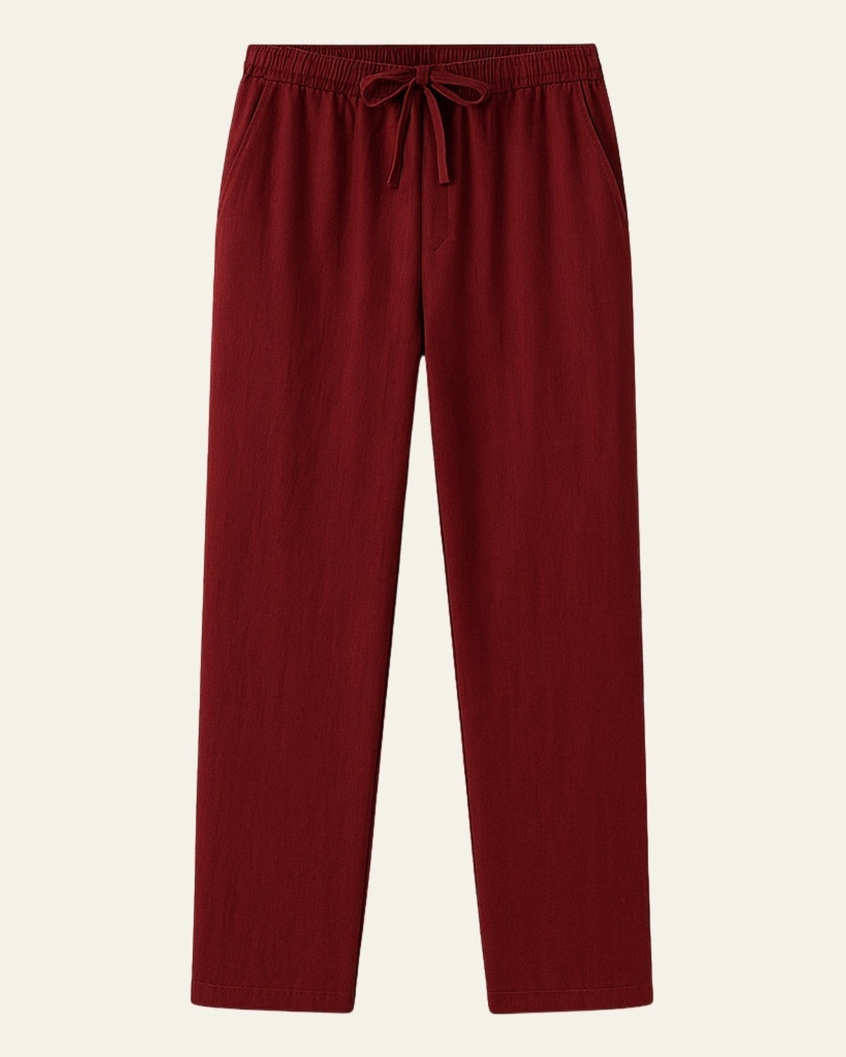 Pantaloni Uomo in Lino Rilassati Linea Fluida Traspiranti