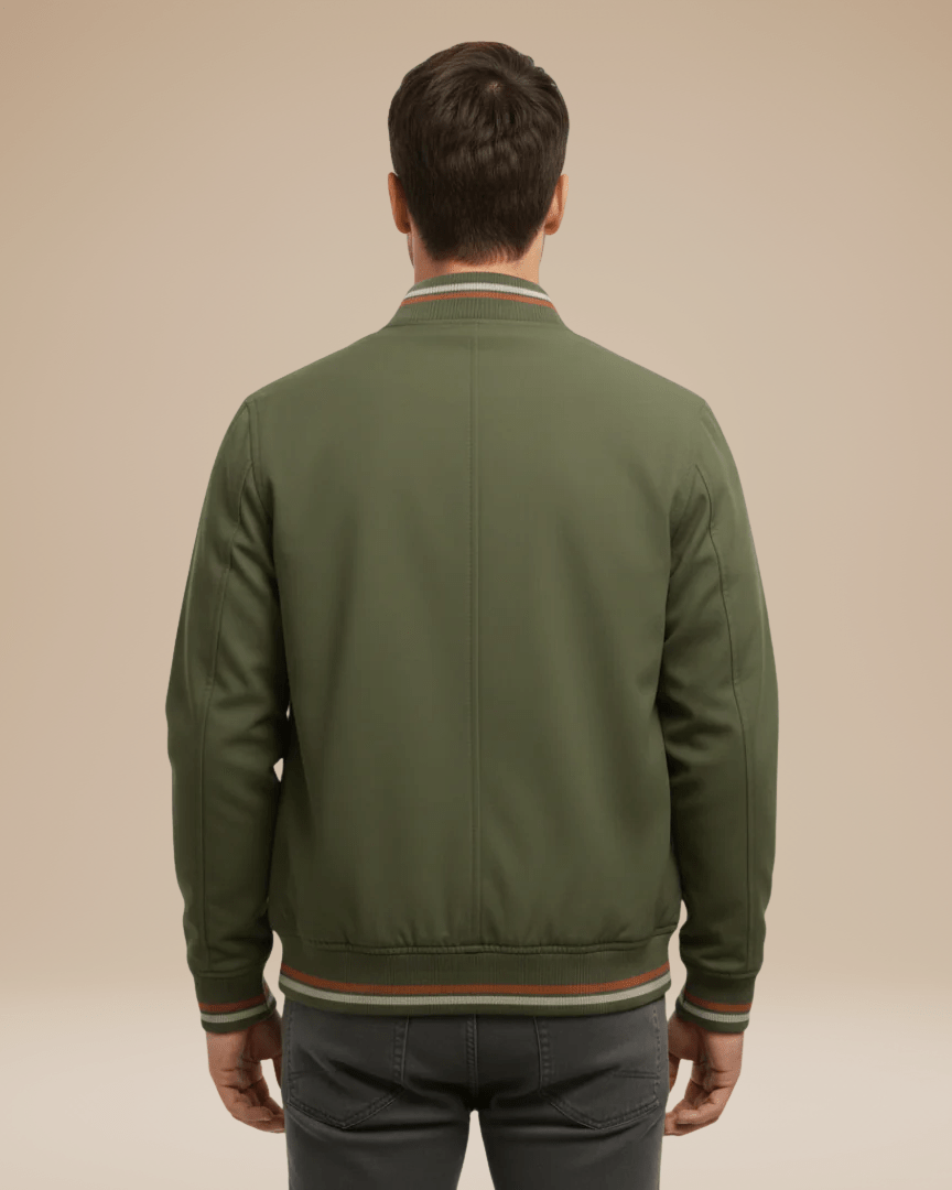 Bomber Uomo con Colletto a Costine