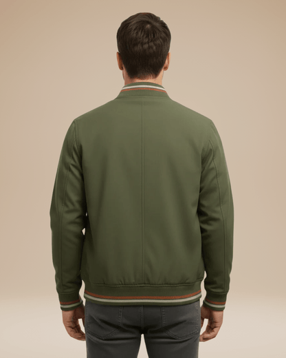 Bomber Uomo con Colletto a Costine
