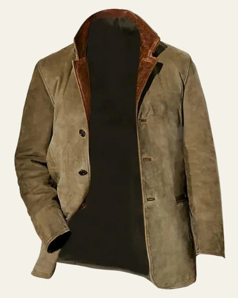 Blazer Uomo in Camoscio Vegano