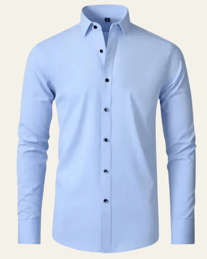 Camicia Uomo in Cotone Superficie Liscia Taglio Sartoriale